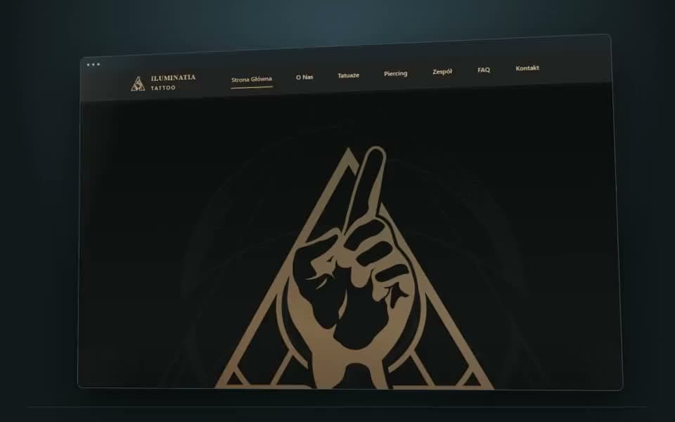 Podgląd projektu Rzeszów Tatuaż – Iluminatia Tattoo